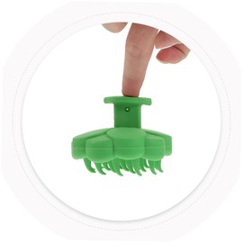 Healeved 3pcs Hair Wash Brush Home Shampoo Brush Scalp Massager Brush Hair Portable Scalp Exfoliator