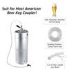 5FT Kegerator Beer Lines with Barb Fitting Connector, 3/16" ID