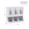 Mind Reader Cup and Condiment Station, 13 Inch Countertop Coffee
