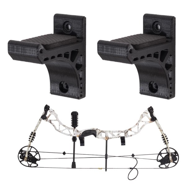 Fenjaner Archery Wall-Mounted Bow Rack and Arrow Holder - Bow