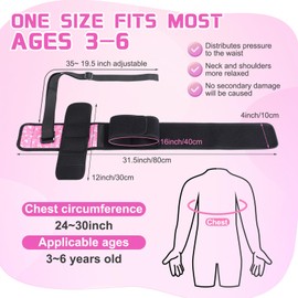 Evervibe Kids Arm Sling Pediatric Shoulder Immobilizer Collarbone Brace Elbow Support Arm Bands Elbow Wrist Sling for Toddler Boy Girl Broken, Fractured Injury(Unicorn Style)