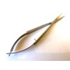 Castroviejo Scissors 4.5" Curved Stitch Cutting Embroidery Spring Action Extra