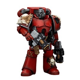 JOYTOY Warhammer 30K 1/18 Blood Angels Angel's Tears Squad Erelim with Volkite Serpentas Collection Model Birthday Gift 4.8 Inch