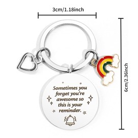 Motivational Keychain Inspirational Gifts For Women Coworker Gifts Teacher Gifts for Women Nurse Gifts for Coworkers Female Graduation Gift for Teacher AppreciationGifts for Coworker Employee Friend