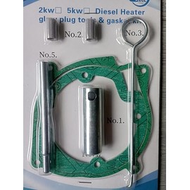 Glow Plug Repair Kit 12V 24V 2KW 5KW Air Diesel Parking Heater Repair Parts Car Truck Boat Removal Fitting Tool Maintenance Kit