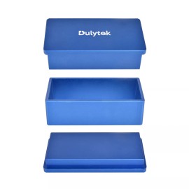 Dulytek Pre-Press Mold, Rectangular, 2" x 4", Anodized Aluminum, USA Made