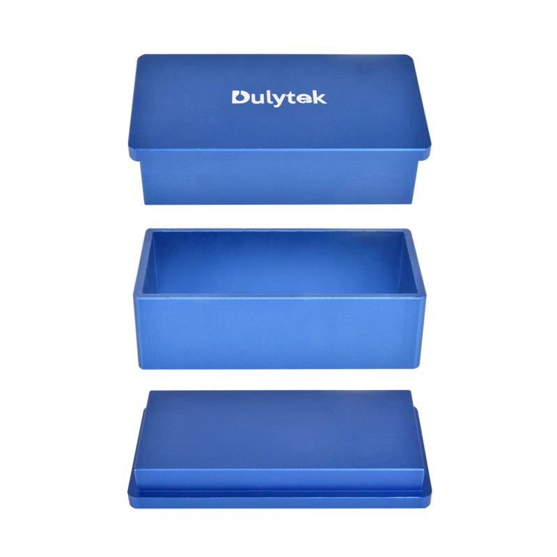 Dulytek Pre-Press Mold, Rectangular, 2" x 4", Anodized Aluminum, USA