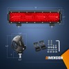 Nilight LED Light Bar 12 Inch 240W Red Pod Lights