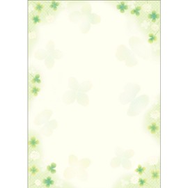 Taka Seal Japanese Pattern Paper Wagokoro 4-1016 White Claws A4, 10 Sheets