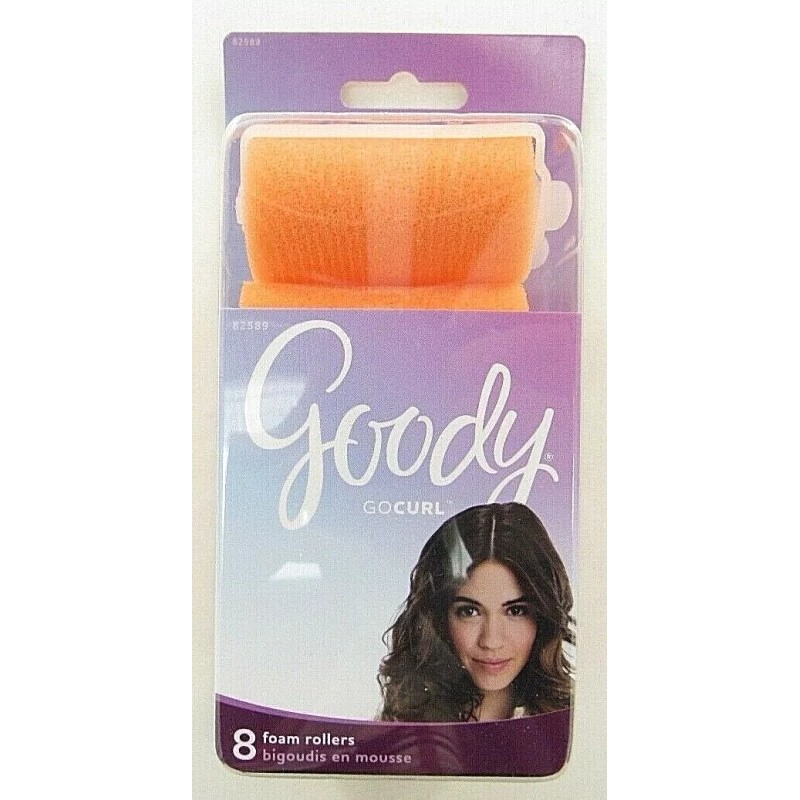 GOODY XLarge Foam Hair Rollers Orange 8, 16 or 24