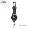 Booms Fishing RG5 Retractable Keychain Heavy Duty with Belt Clip,