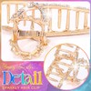 Rhinestone Claw Clips Gold Hair Clips Fancy Hair Accessories