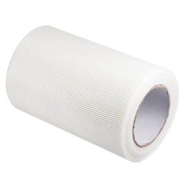uxcell Drywall Joint Tape Self-Adhesive Fiberglass 7.8-inch x 98-feet Repair Patch Wall Hole Crack Mesh Size 2mm