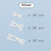 TTFdacai 30 Sets Covered Hook & Eye Sewing, Hooks and