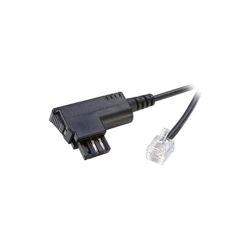 Vivanco Telephone Connection Cable TAE-F Male to RJ 11 Male