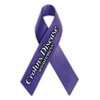 Magnetic Bumper Sticker - Crohn's Disease Support Ribbon - Awareness