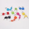 Yesmin 2 Pcs Luggage Lock with Key,Mini Padlock Luggage Lock