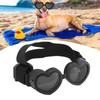 Dog Goggles Windproof Eye Protection Play Cool Handsome Adjustable Heart