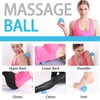 MURLIEN Massage Ball Set, Spiky Ball & Lacrosse Ball for