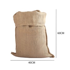 1 Piece Coarse Cloth Potato Sack, Vegetable Storage Sack, Woven Sand Sack, Environmentally Friendly Degradable Jute Sack, Reusable Burlap Sack, Multi-purpose Jute Sack