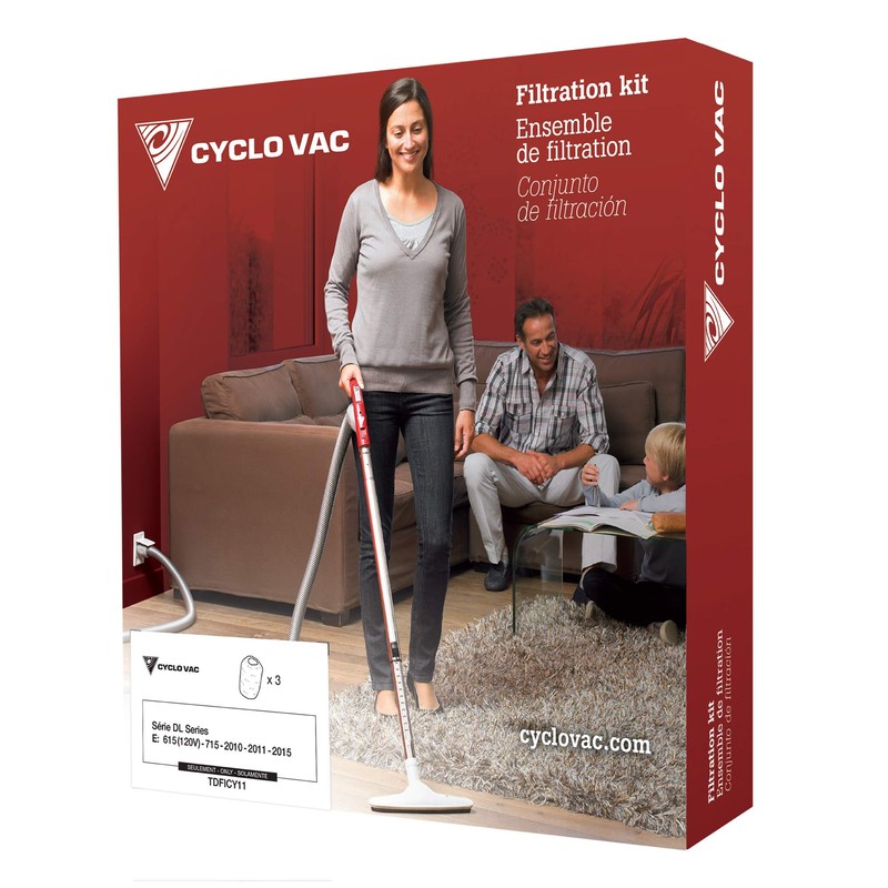 CYCLOVAC | TDFICY11 | Anticlogging Pre-filter kit for Central Vacuum