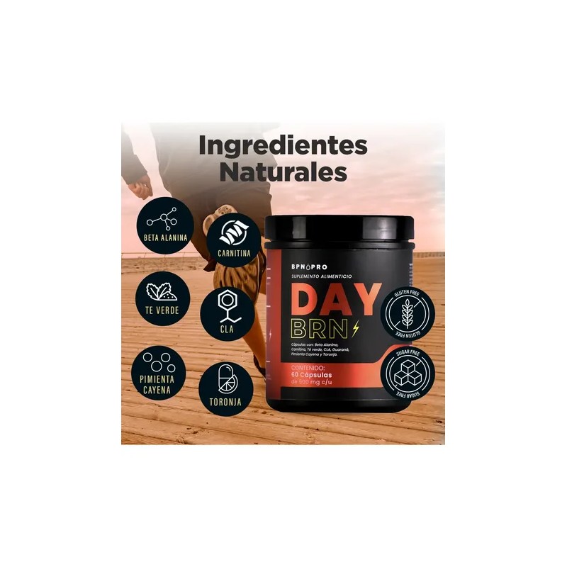 Quemador De Grasa Termogenico Carnitina Cafeina Cla Guarana