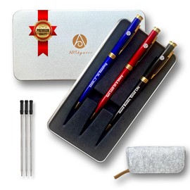 Book Lovers Gifts Set:Elegant Aluminum Ballpoint Pens with Inspirational Quotes - Perfect for Readers, Librarians, and Literary Enthusiasts - Ideal Birthday, Thanksgiving, and Christmas Gifts