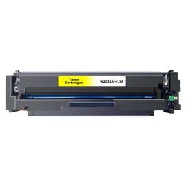 Yowell 415A Toner Yellow Compatible with HP 415A Yellow W2032A for HP Color Laserjet Pro MFP M479fdw M479 M479dw M479fdn M479fnw and Color Laserjet Pro M454 M454dn M454dw, Pack of 1 Yellow with Chip