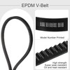 sourcing map BX108 EPDM V-Belt, Raw Edge Cogged Industrial Rubber
