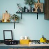 Relaxdays Tea Box, 9 Compartments, Tea Bag Storage, MDF, Acrylic,