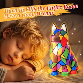 Paint Your Own Dog Lamp Kit - Art Supplies Arts & Crafts Kit, Painting Kit for Kids Ages 6-12, Arts and Crafts for Kids Ages 8-12, Christmas Birthday Gifts for Girls Boys Age 5 6 7 8 9 10 11 12+