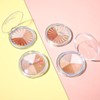 5인 1 하이라이터 파우더 팔레트 오래 지속되고 바르기 쉬머 컨투어링