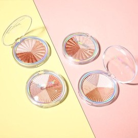 5인 1 하이라이터 파우더 팔레트 오래 지속되고 바르기 쉬머 컨투어링 브라이트닝 톤 w 5-in-1 Highlighter Powder Palette Long-lasting Easy-to-Apply Shimmer Contouring Brightening Tone w [01 DSKF-01]