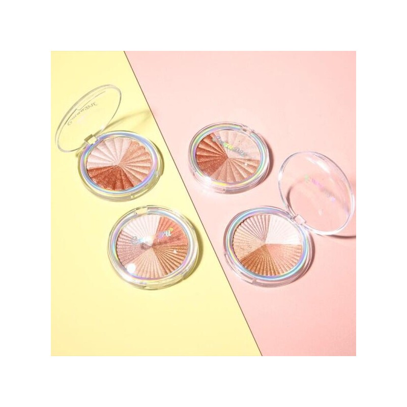 5인 1 하이라이터 파우더 팔레트 오래 지속되고 바르기 쉬머 컨투어링