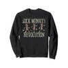 Sock Monkey Revolution Vintage Distressed Sweatshirt
