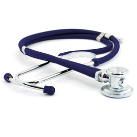 EMS XTRM Sprague Rappaport Stethoscope - High-Quality, Durable Stethoscope for Nurses and Healthcare Professionals, Available in Multiple Colors, Latex-Free (Navy)