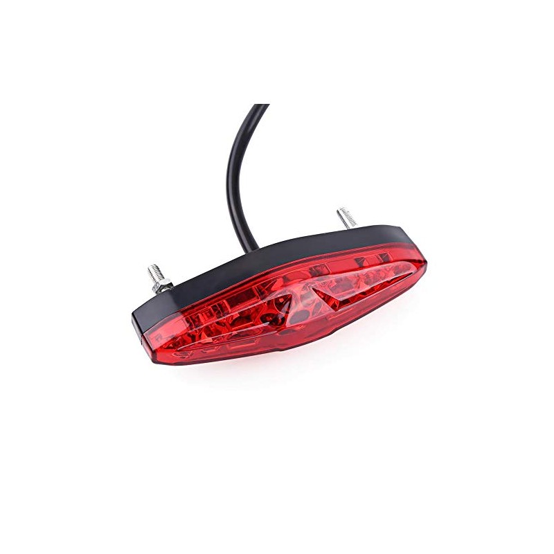 12V Universal Tail Light, Red 15 LED Motorcycle Brake Stop