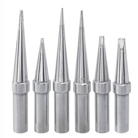 Bestgle 6pcs Soldering Iron Tips Replacement Tip ETA ETB ETH ETK ETO ETS for Weller WESD51 WES51 PES51