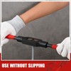 Leriton 2 Pcs Adjustable Tap Wrench Handle Round Die Stock