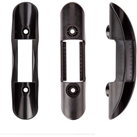 POFET 2 x Kayak Paddle Fixing Clips, Universal Plastic Kayak Paddle Holder, Kayak Paddle Accessories and Fishing Net Clips (4 Screws Included)