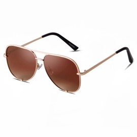 SORVINO Oversized Aviator Sunglasses for Women Men Trendy Retro Bulk Shade Black Faded Sun Glasses Classic UV Protection