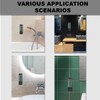300mL Soap Dispenser,No Drill Shampoo Dispenser Set Wall Mounted for