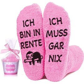 Retirement Gift Women Socks, Retirement Gift Woman, Retirement Gifts for Women, Gifts for Retirement, Pension Gifts Woman, Pensioner Sock Gifts for Mum, Grandpa, pink