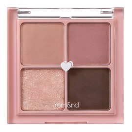 Rom& Better Than Eyes Eye Palette, 02 Dried Roses, 1 Piece / 롬앤 베러 댄 아이즈 아이팔레트, 02 말린 장미, 1개