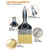 ROLLINGDOG 4 Inch Paint Brush- Large Paint Brush,Soft Paint Brush