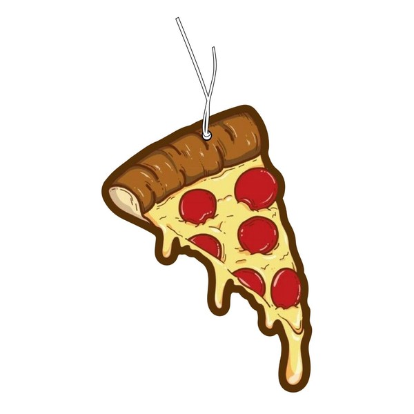2x Cheesy Pizza Duftbaum/Lufterfrischer Duftbaum Auto lustig, Auto Duftspender, lustiger