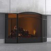 Fire Beauty Fireplace Screen 3 Panel Wrought Iron 48"(L) x