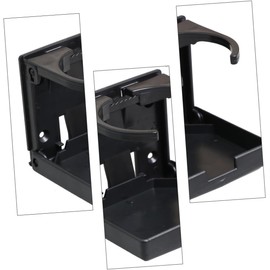 Porta Vaso para Auto de Abs Negro Diseño Plegable y Fácil Almacenamiento para Interior de Automóvil, Organizador Práctico y Compacto para Tazas de Carro Color Aleatorio