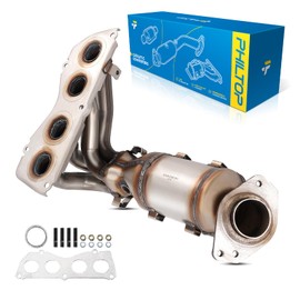 PHILTOP Front Catalytic Converter Kit Fit For Toyota 2012-2017 Camry 2.5L, 2016-2018 RAV4 2.5L, 2013-2018 ES300h/ Avalon 2.5L, 2018-2020 NX300h 2.5L 2.5L Replace# 16688, 641619, 41178 (EPA Compliant)