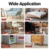 16 Pcs Furniture Pads Non Slip, BOIVSHI Round Furniture Grippers